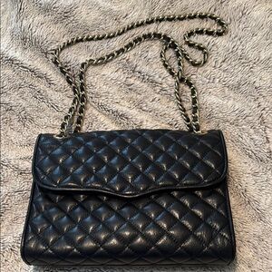 Rebecca Minkoff Medium Black Quilted Chain Bag